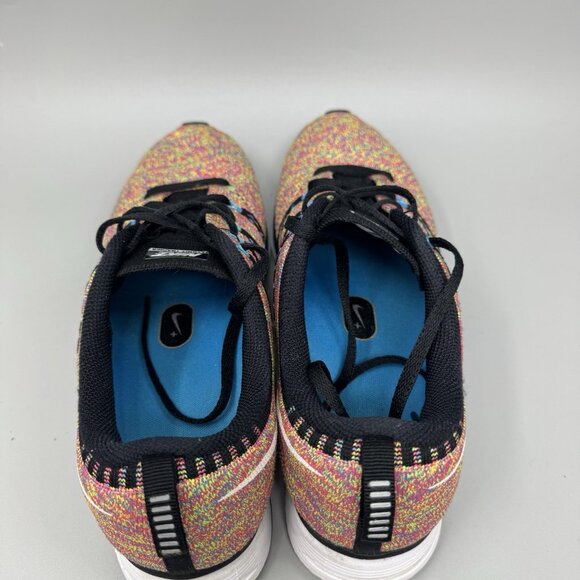 Nike Flyknit Trainer+ Shoes Mens Size 8 Pink Running Comfort Walking Sneakers - Picture 7 of 9